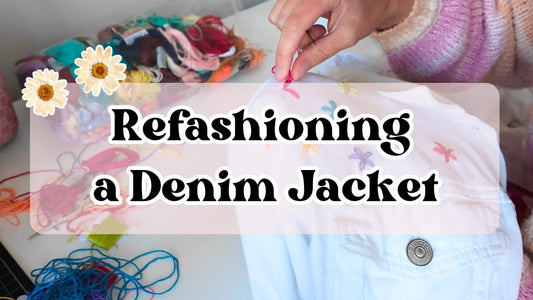 Prepping Fabric, Learning Lessons & Finishing a Flowery Jacket