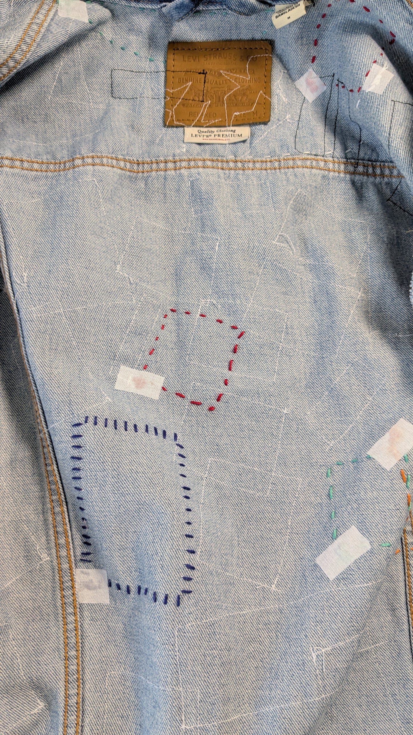 Handmade Bob Dylan Inspired Patchwork Jacket | One of a Kind | Men’s Medium | Unisex Sizing | 80s Vintage Movie Inspired | Hand Embroidered