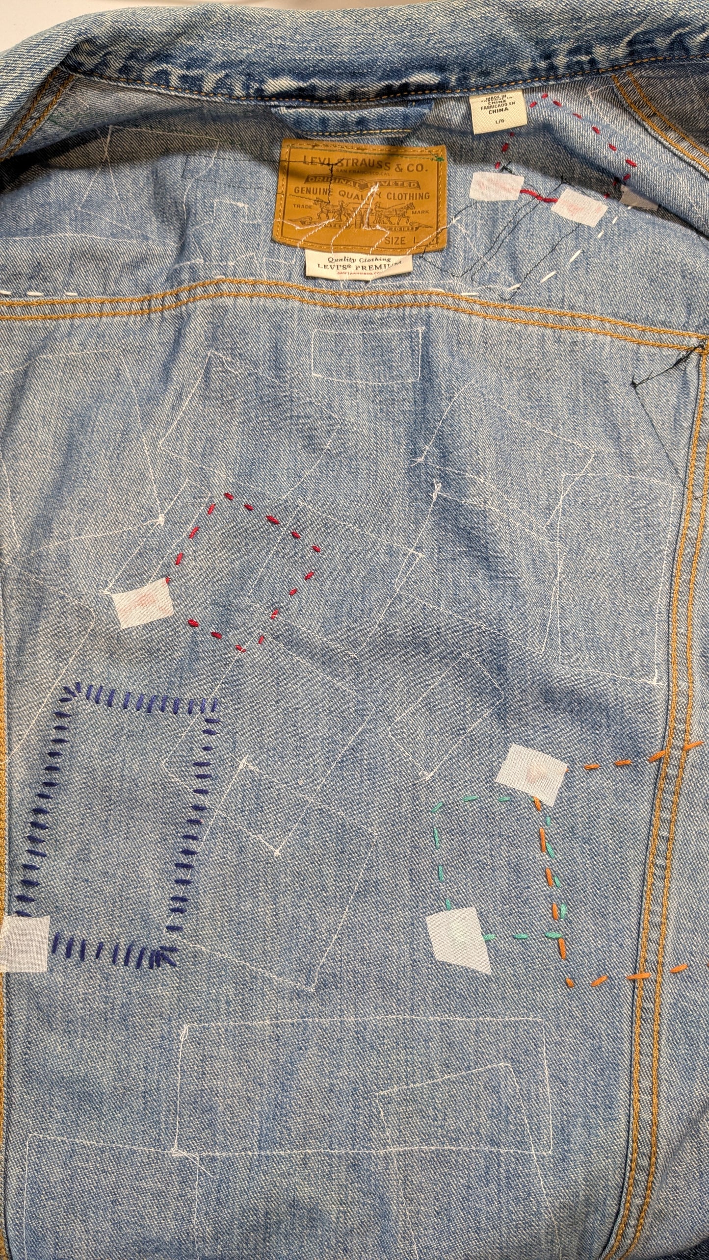 Handmade Bob Dylan Inspired Patchwork Jacket | One of a Kind | Men’s Large | Unisex Sizing | 80s Vintage Movie Inspired | Hand Embroidered