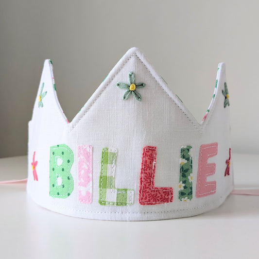 👑 DIY Fabric Party Crown – Free PDF Pattern
