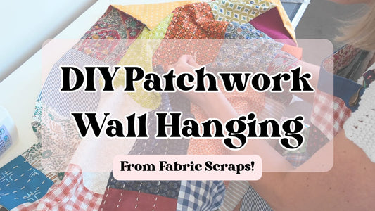 A Fun DIY Project: Colourful Patchwork Wall Hanging 🧵