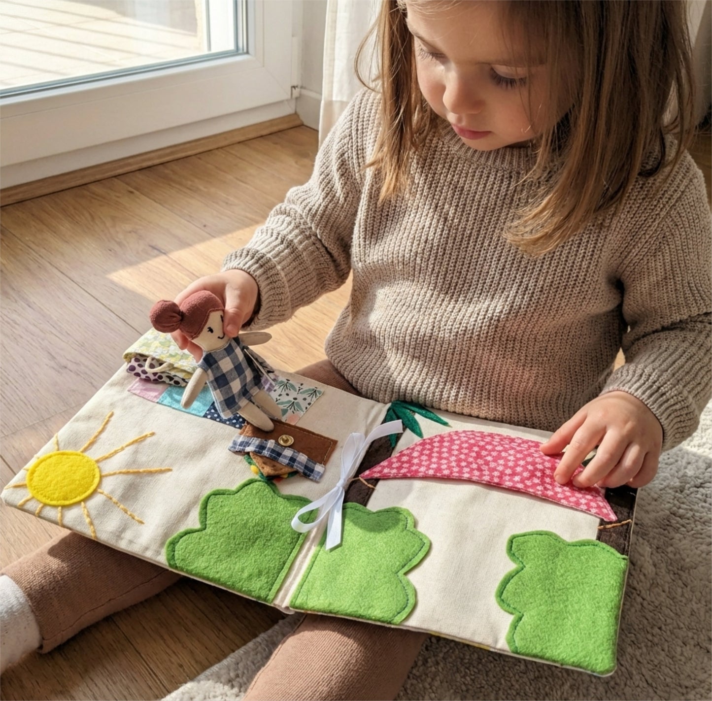 ⛺️ DIY Fabric Doll and Adventure Book Sewing Pattern: Beginner-Friendly (PDF Pattern)