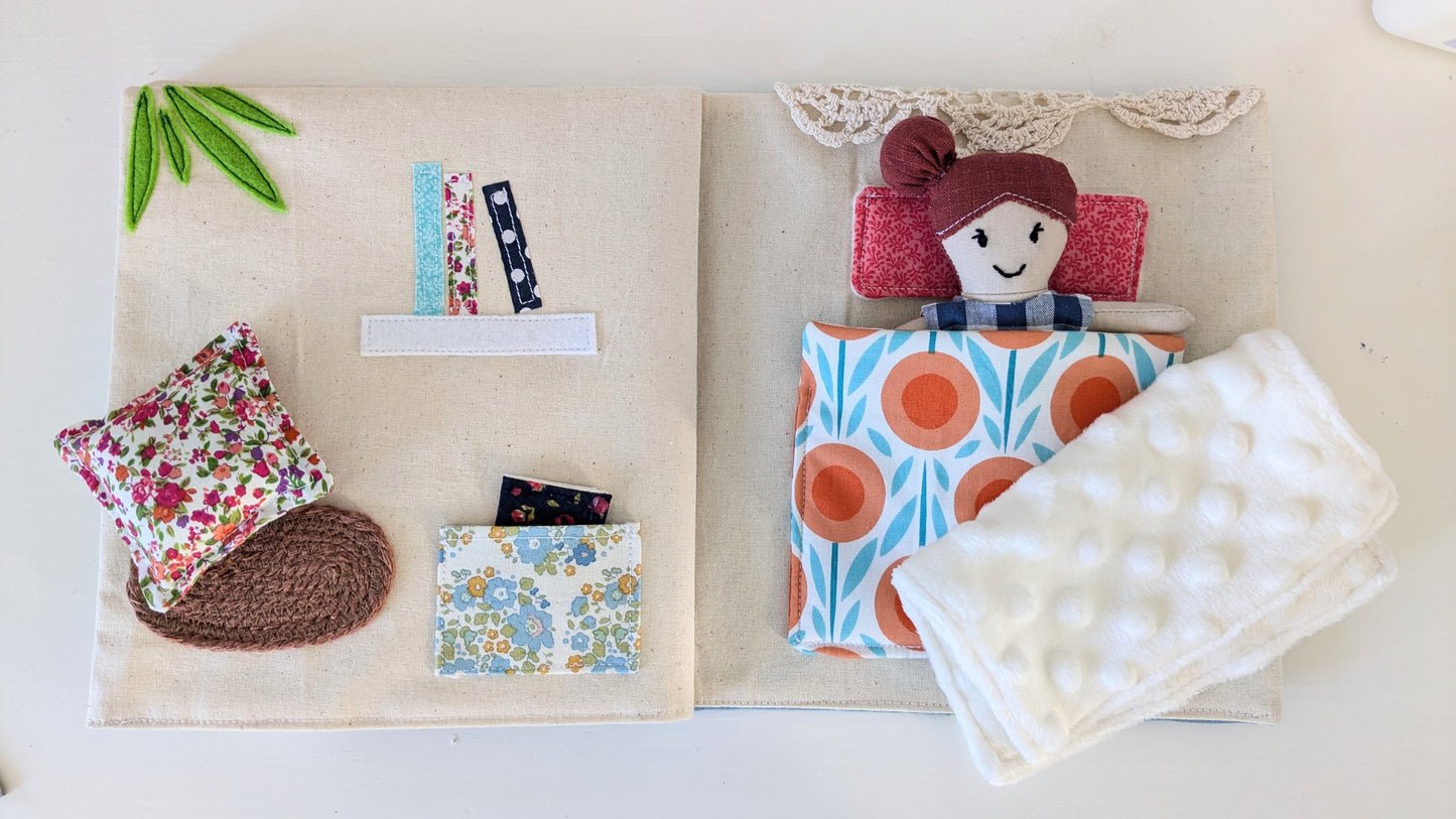 The Fabric Doll, Dollhouse and Adventure Book Sewing Pattern Bundle (PDF) | Beginner-Friendly | DIY Soft Toy