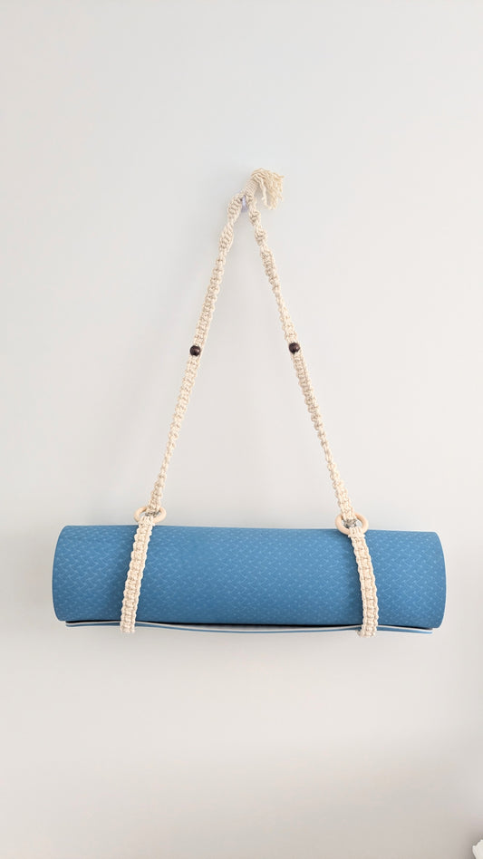 Handmade Macramé Yoga Mat Strap
