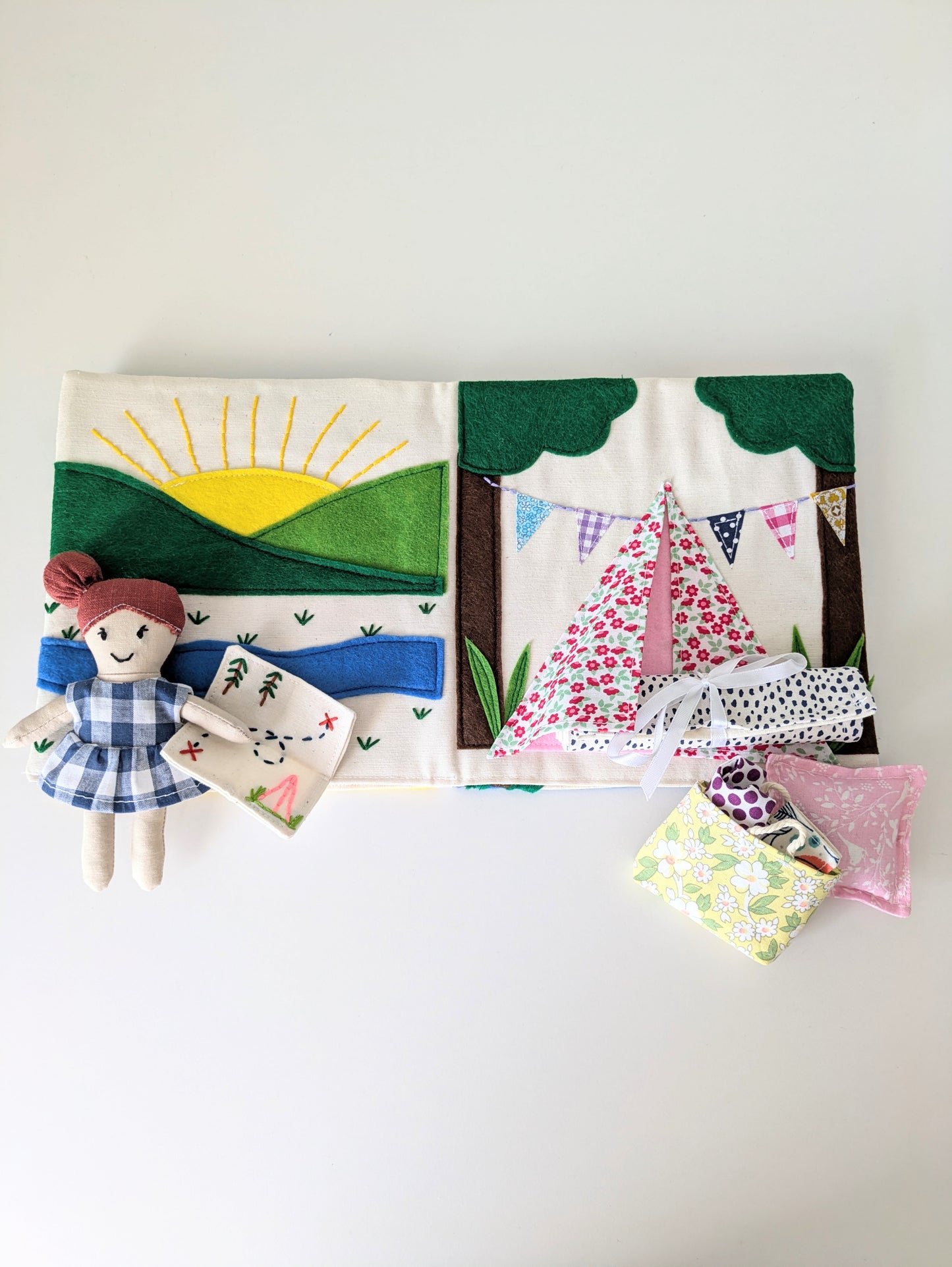 DIY Fabric Doll and Adventure Book Sewing Pattern: Beginner-Friendly (PDF Pattern)