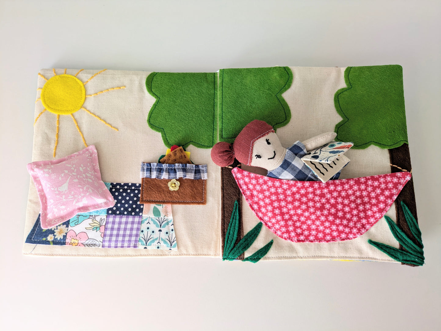 DIY Fabric Doll and Adventure Book Sewing Pattern: Beginner-Friendly (PDF Pattern)