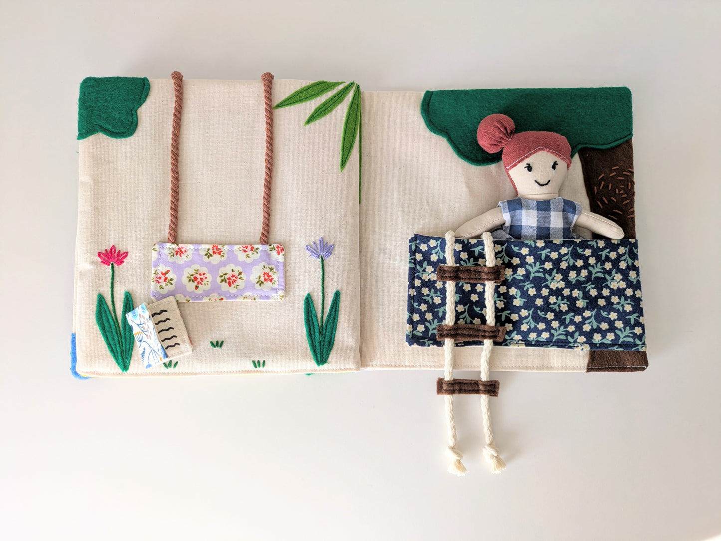 DIY Fabric Doll and Adventure Book Sewing Pattern: Beginner-Friendly (PDF Pattern)