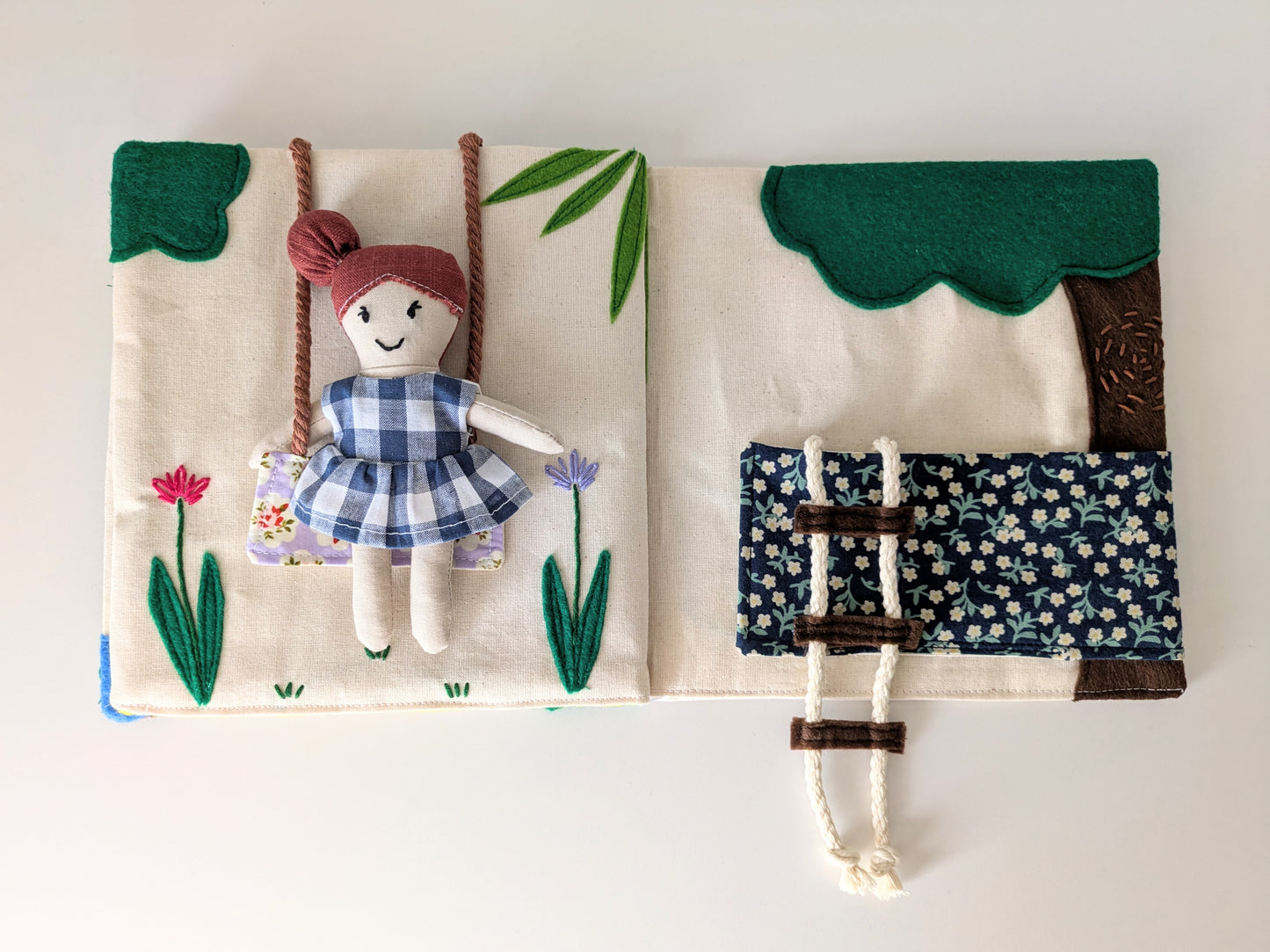 DIY Fabric Doll and Adventure Book Sewing Pattern: Beginner-Friendly (PDF Pattern)