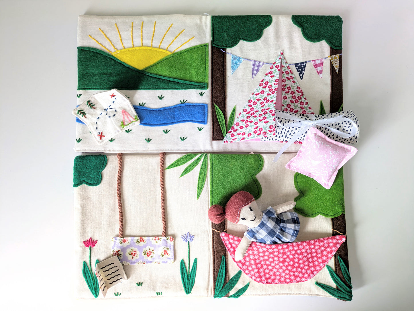 The Fabric Doll, Dollhouse and Adventure Book Sewing Pattern Bundle (PDF) | Beginner-Friendly | DIY Soft Toy