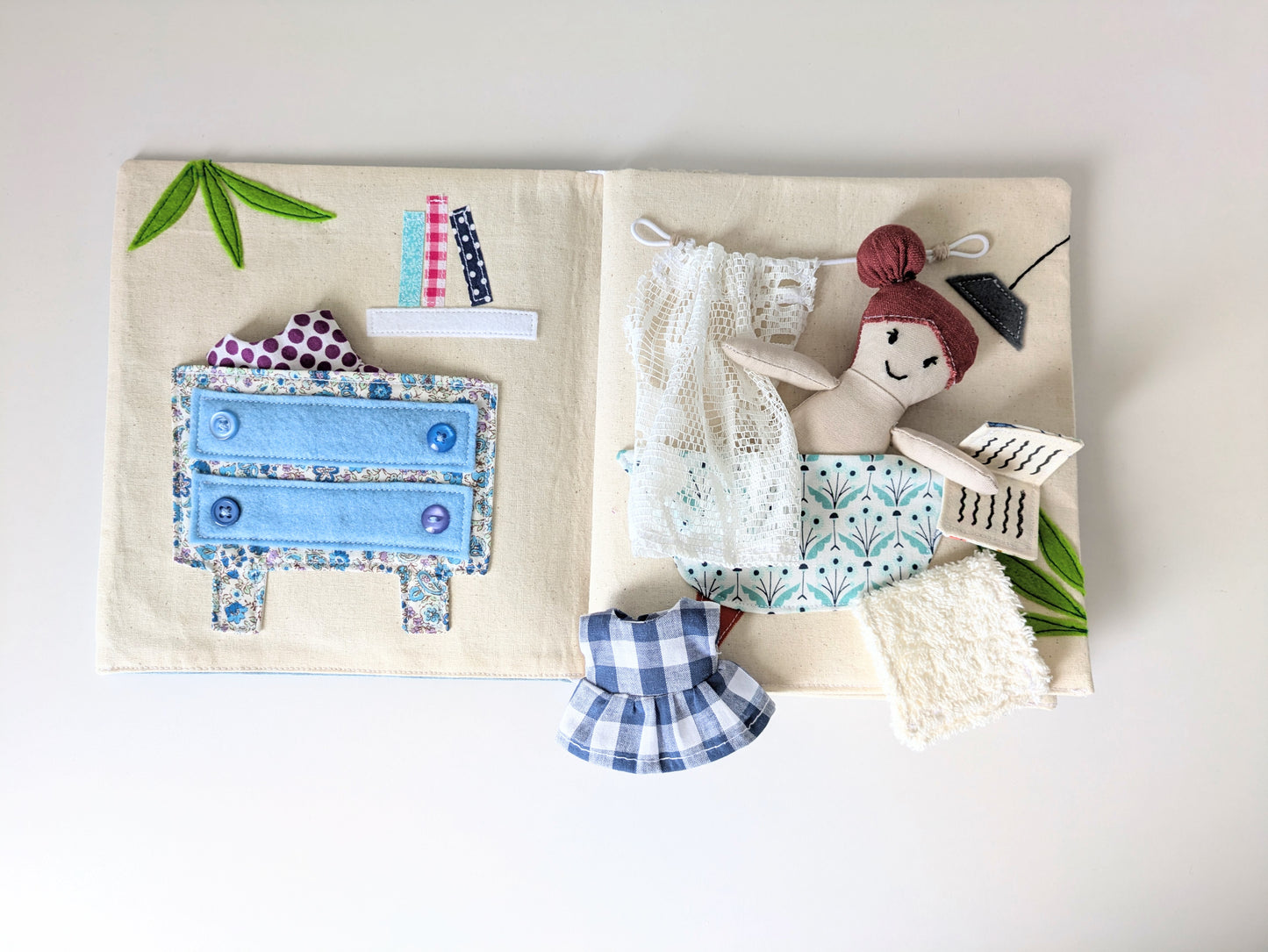 The Fabric Doll, Dollhouse and Adventure Book Sewing Pattern Bundle (PDF) | Beginner-Friendly | DIY Soft Toy