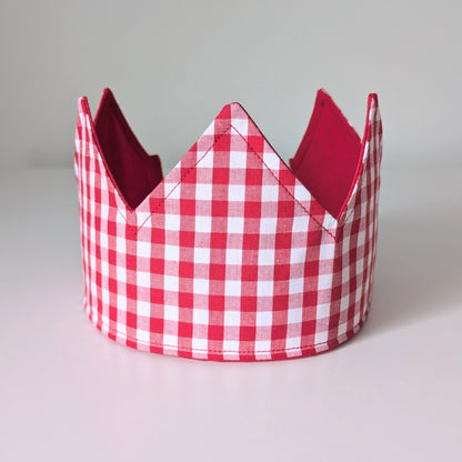 🎄 Christmas Fabric Crown – Free Sewing Template (3 Ways to Sew!)
