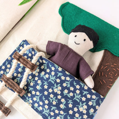 🧵 The Fabric Doll, Dollhouse and Adventure Book Sewing Pattern Bundle (PDF) | Beginner-Friendly | DIY Soft Toy