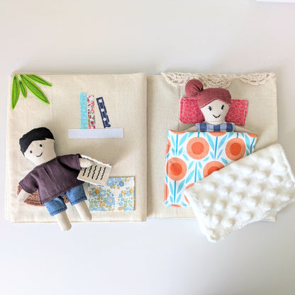 🏠 Fabric Doll & Dollhouse PDF Sewing Pattern – Beginner-Friendly (Digital)