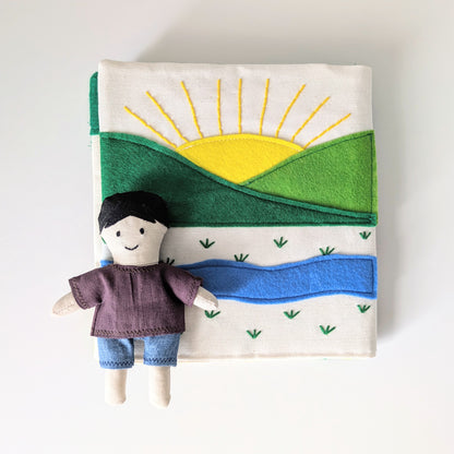 ⛺️ DIY Fabric Doll and Adventure Book Sewing Pattern: Beginner-Friendly (PDF Pattern)