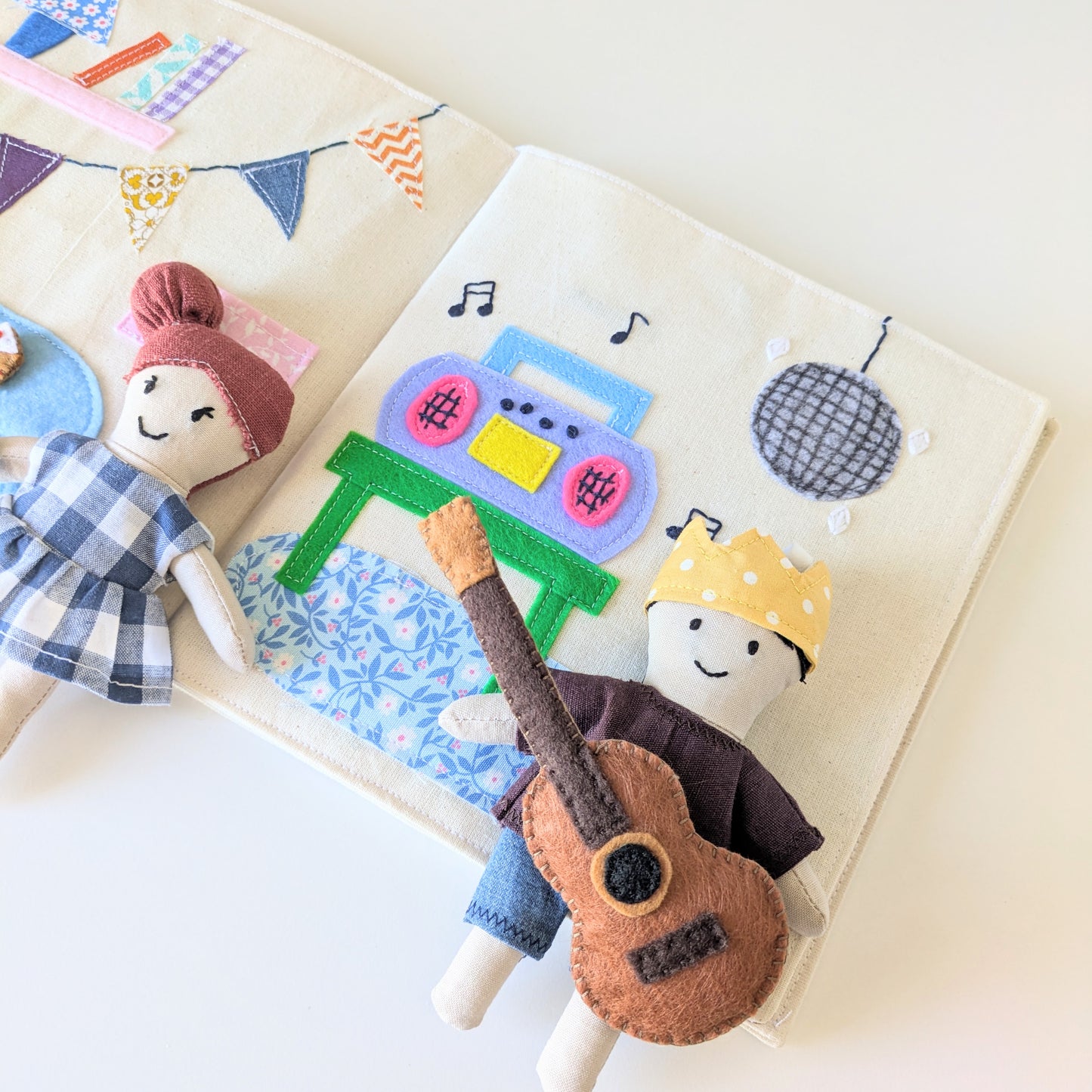 ⭐️ NEW ⭐️ 🧸 DIY Fabric Doll and Playtime Storybook Sewing Pattern: Beginner-Friendly (Digital)