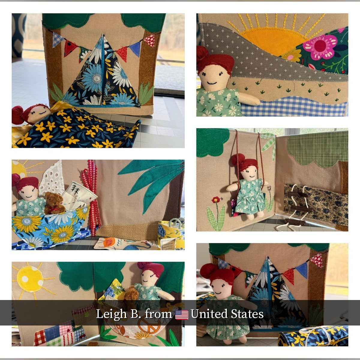 🧵 The Fabric Doll, Dollhouse and Adventure Book PDF Sewing Pattern Bundle (Digital) | Beginner-Friendly | DIY Soft Toy