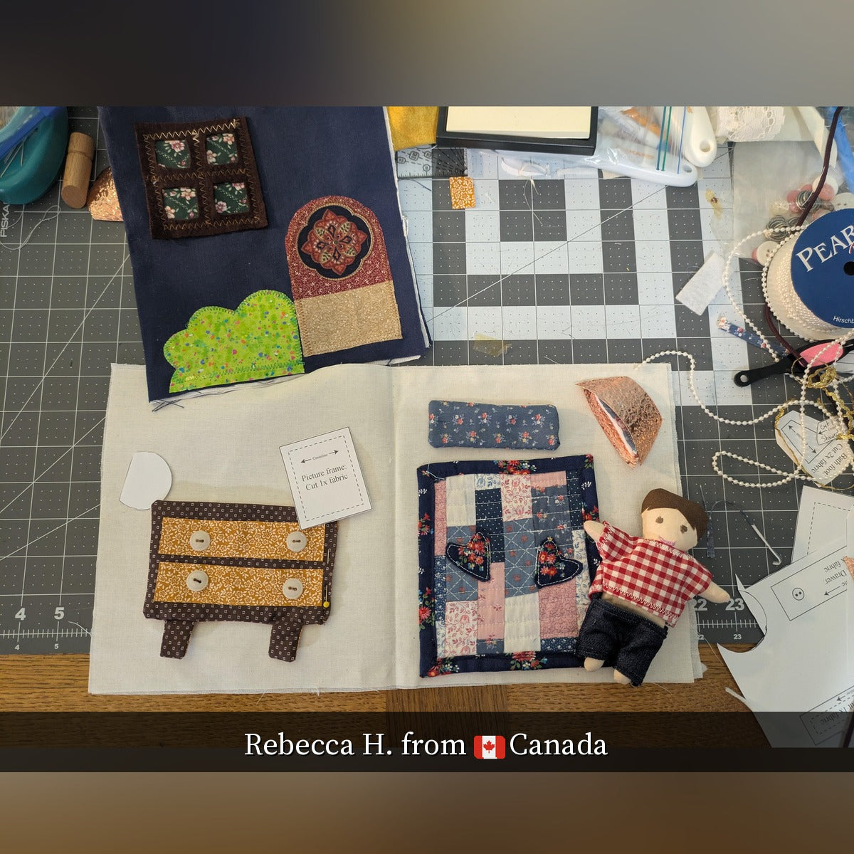🧵 The Fabric Doll, Dollhouse and Adventure Book PDF Sewing Pattern Bundle (Digital) | Beginner-Friendly | DIY Soft Toy