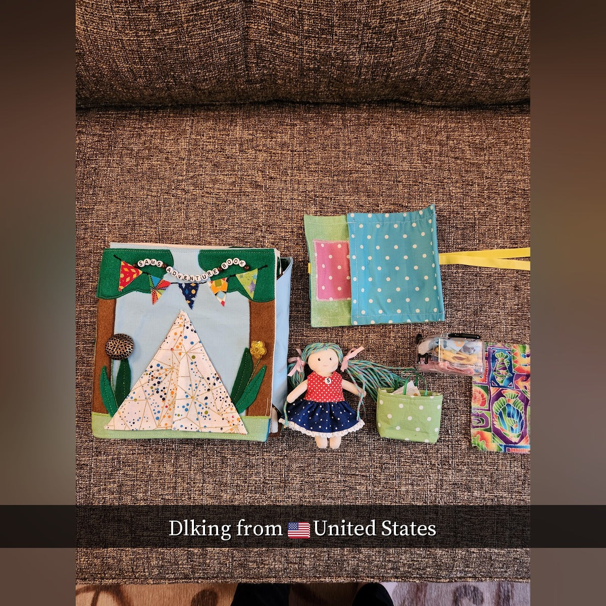 🧵 The Fabric Doll, Dollhouse and Adventure Book PDF Sewing Pattern Bundle (Digital) | Beginner-Friendly | DIY Soft Toy