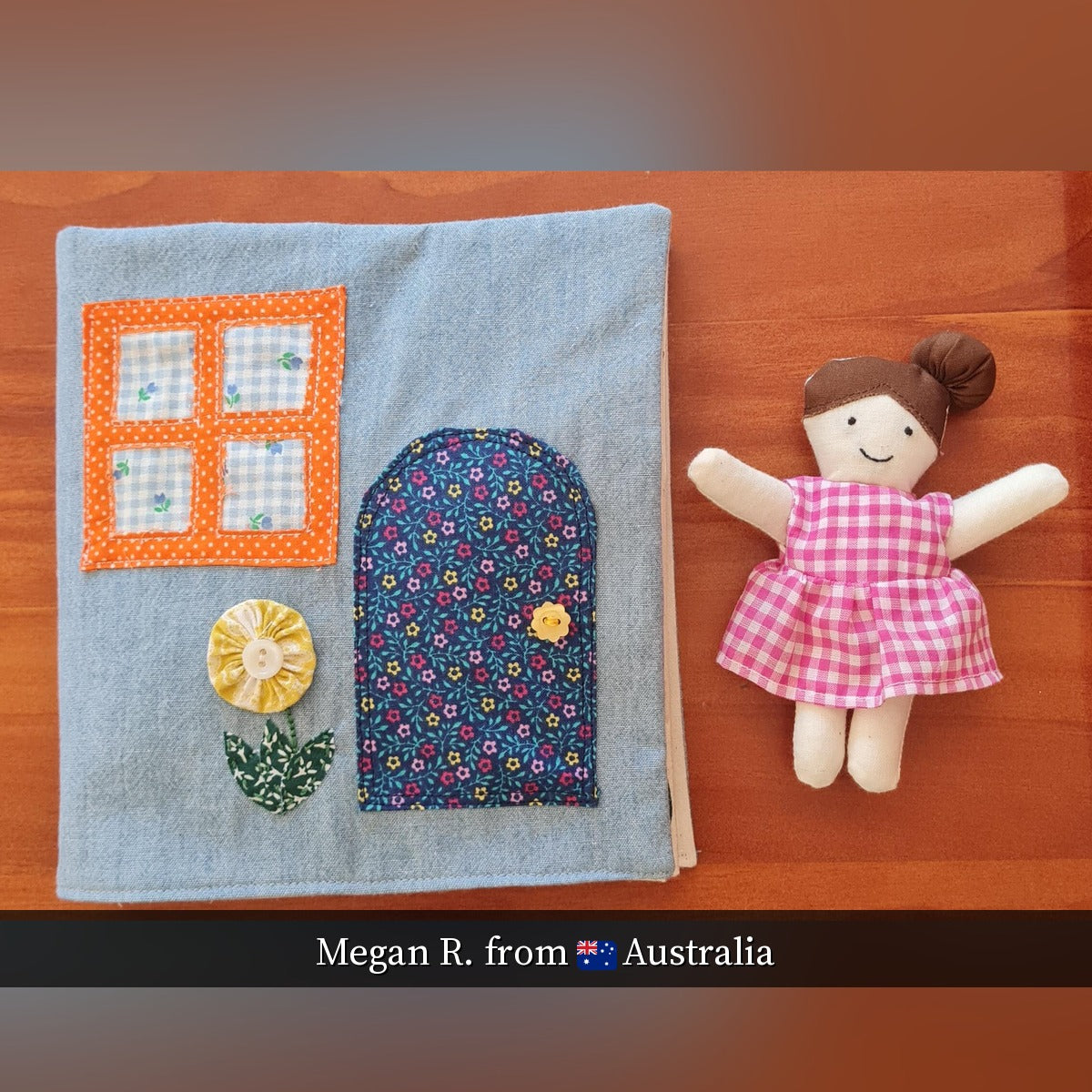 🧵 The Fabric Doll, Dollhouse and Adventure Book PDF Sewing Pattern Bundle (Digital) | Beginner-Friendly | DIY Soft Toy