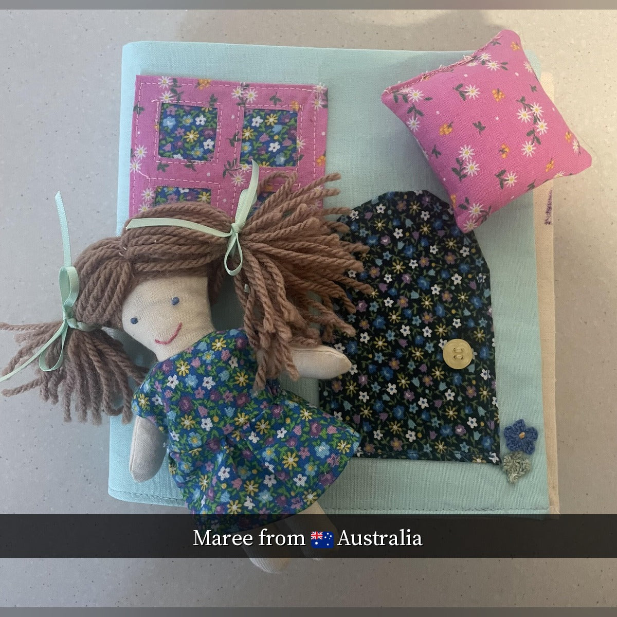 🧵 The Fabric Doll, Dollhouse and Adventure Book PDF Sewing Pattern Bundle (Digital) | Beginner-Friendly | DIY Soft Toy