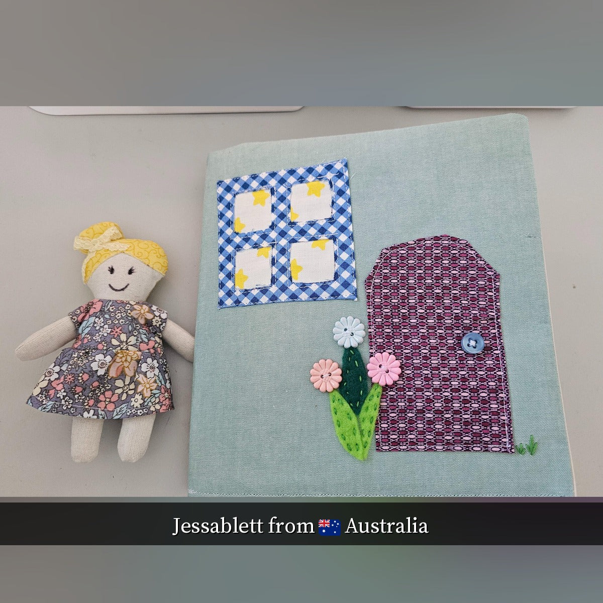 🏠 Fabric Doll & Dollhouse PDF Sewing Pattern – Beginner-Friendly (Digital)