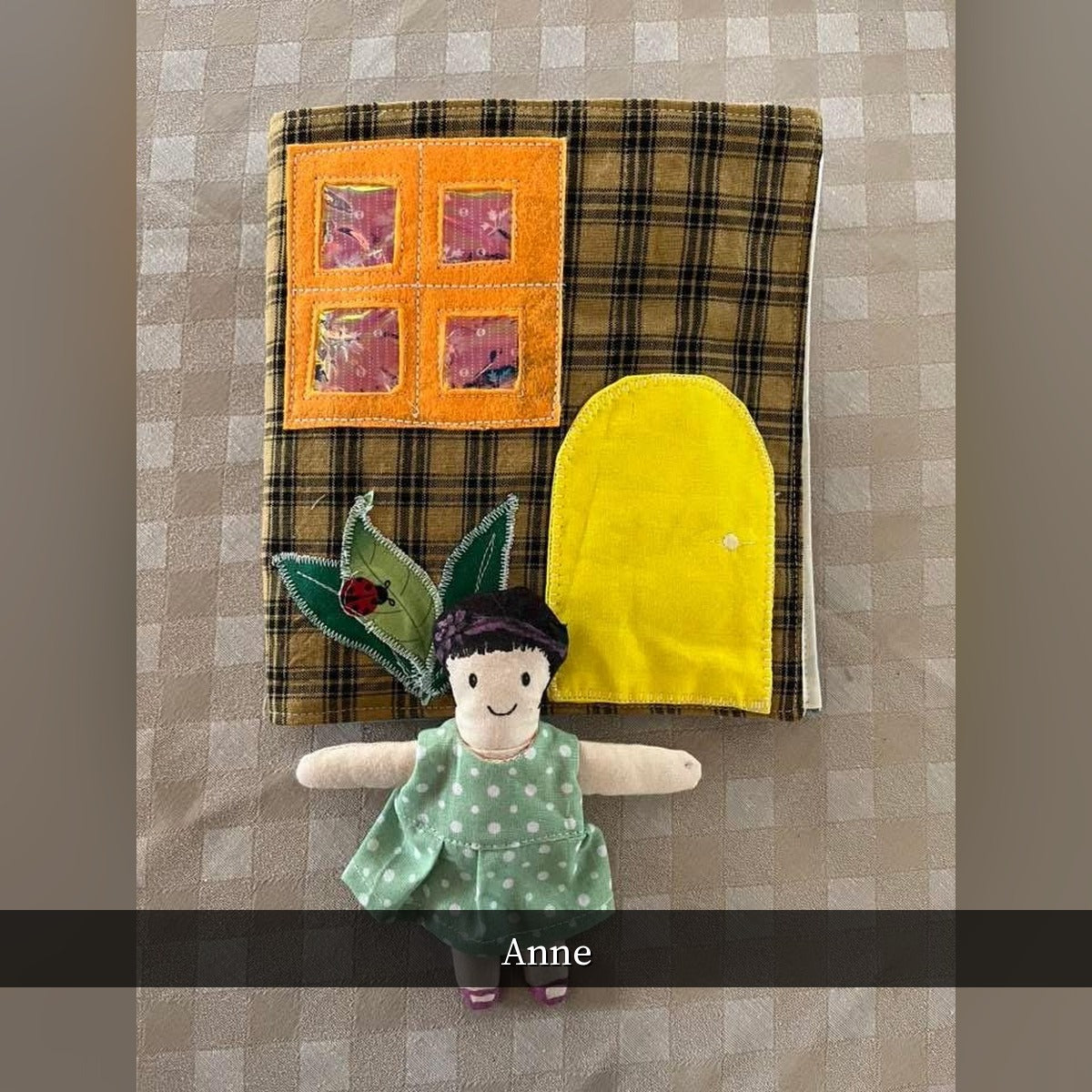 🏠 Fabric Doll & Dollhouse PDF Sewing Pattern – Beginner-Friendly (Digital)