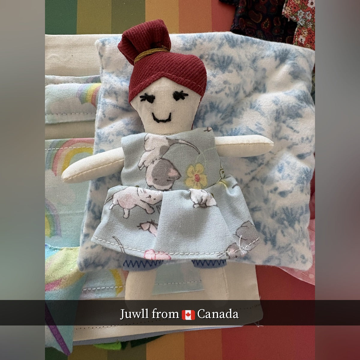 🏠 Fabric Doll & Dollhouse PDF Sewing Pattern – Beginner-Friendly (Digital)